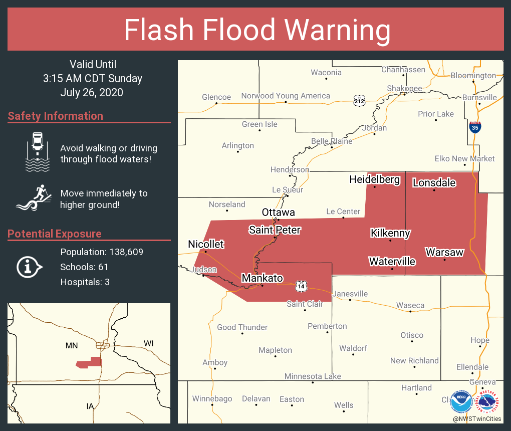 Flash flooding 7/25/20